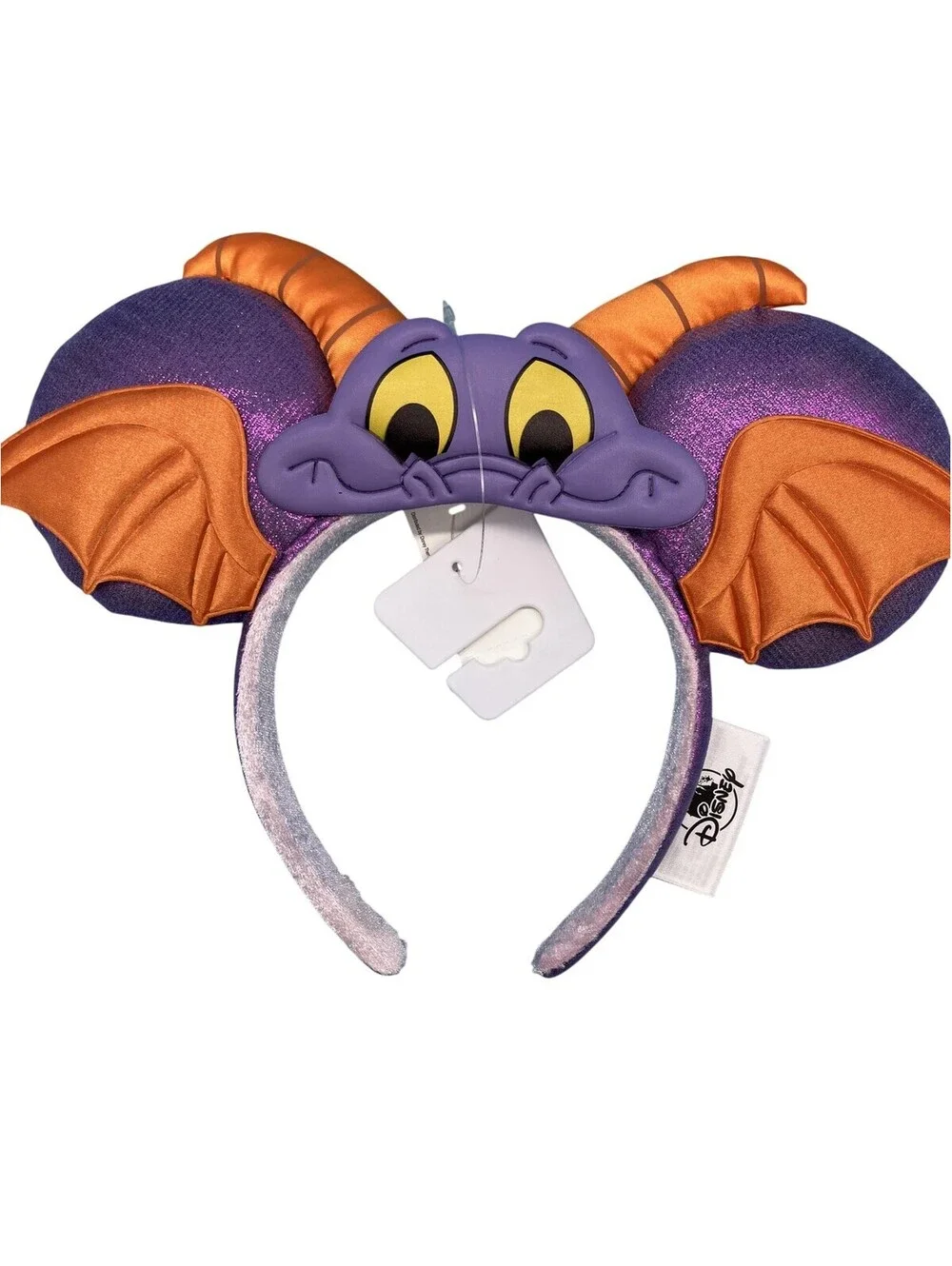 Disney Headband Womens One Size Purple Orange Figment Dragon Epcot Ears